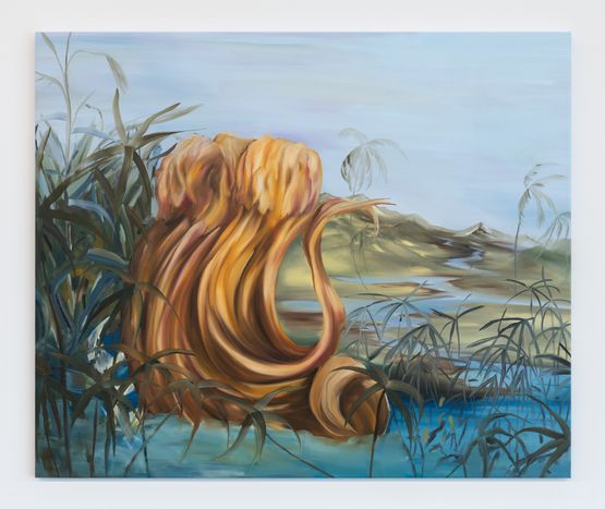 Listen to the wind blow by Monika Karandi contemporary artwork Painting