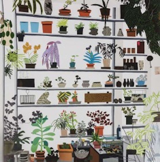 Large Shelf Still Life by Jonas Wood contemporary artwork Print