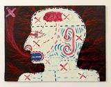 Untitled Head by Tony De Lautour contemporary artwork painting
