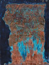 Flores de acero by Dennis Miranda Zamorano contemporary artwork painting