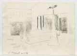 Mausoleum Charlottenburg by Sarah Schumann contemporary artwork painting works on paper drawing