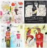 Superheroes Portfolio by Jean-Michel Basquiat contemporary artwork Works on Paper