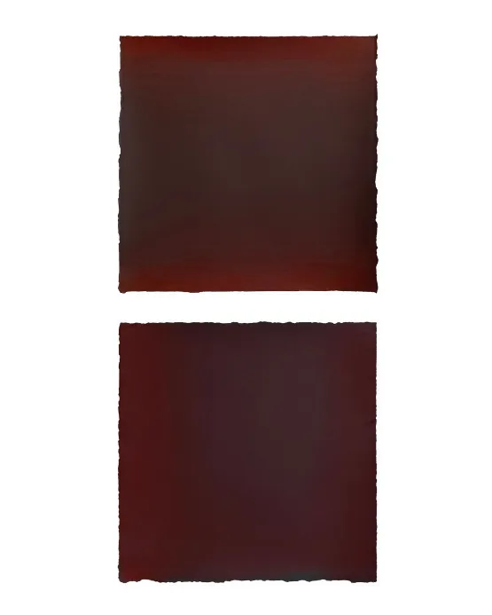 Diptych Untitled - Plums by Nick Terry contemporary artwork Painting