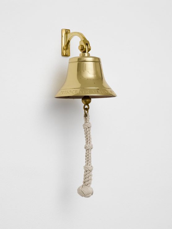 Ships Bells Pre-socratic attunement  cosalt by Ian Hamilton Finlay contemporary artwork Sculpture