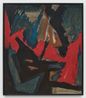 Red Lightning by Judith Godwin contemporary artwork Painting