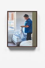 Changeover Day Bedding by Caroline Walker contemporary artwork painting