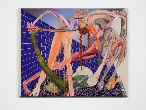 Fuck This Muck Yer Bringin Me Down by Christina Quarles contemporary artwork Painting