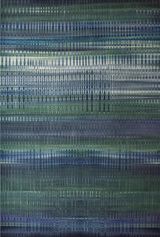 Vibration in green and purple by Fan Yan contemporary artwork works on paper