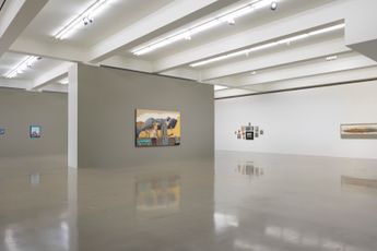 Contemporary art exhibition Llyn Foulkes Old Man Blues at Spruth Magers Los Angeles United States