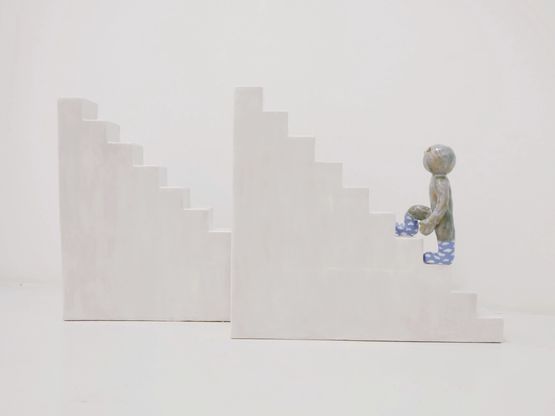 In case I dont see ya good afternoon good evening and good night by Shayne Phua contemporary artwork Sculpture