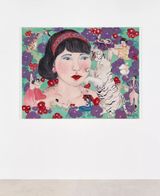 Gaze into the distance by Shafei Xia contemporary artwork painting works on paper