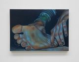 A Steeled Tilt by Scarlett Budden contemporary artwork painting