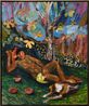 Figure in a Landscape After Gauguin by Frans Smit contemporary artwork Painting