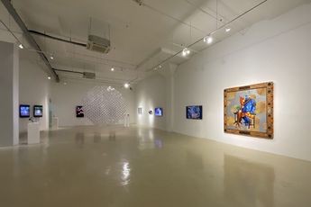 Contemporary art exhibition Group Exhibition Superfuture at Gajah Gallery Singapore