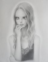 Its my turn by Myung Seon Ku contemporary artwork works on paper drawing