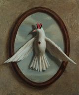 Taxidermy Decoration by Karms Thammatat contemporary artwork painting works on paper