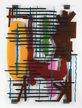 Au musee by Jean-Marc Bustamante contemporary artwork painting