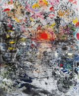 Sunset 1 by Abed Al Kadiri contemporary artwork painting drawing