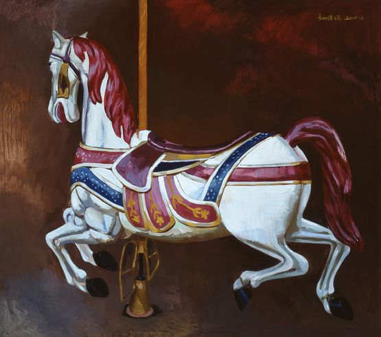 Carousel by Liu Weijian contemporary artwork Painting