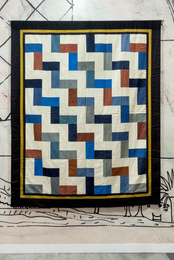 Persian tiles by Chant Avedissian contemporary artwork Textile