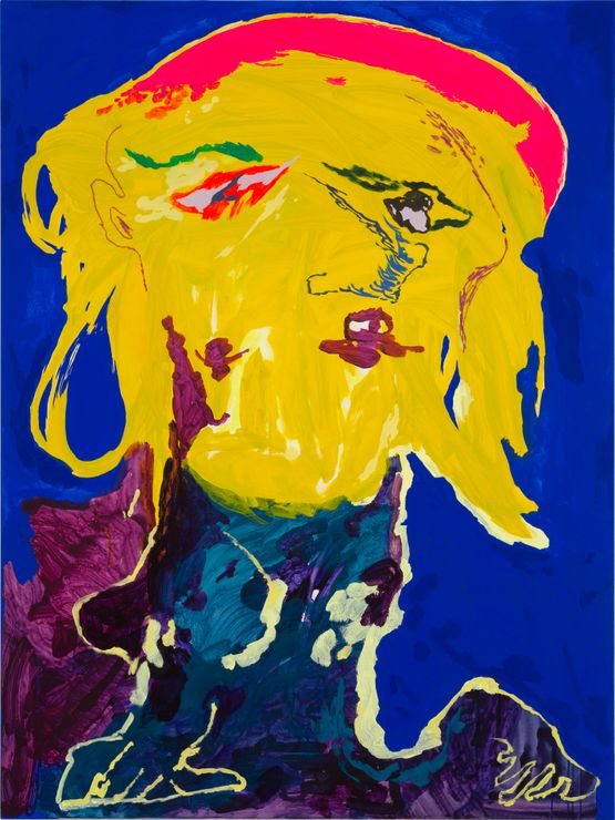 I keep carrying mellow yellow by Tom Polo contemporary artwork Painting