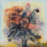 Vase of Flowers on the Last Day of December by Celia Paul contemporary artwork painting
