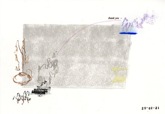 25-02-2021 a thank you over the internet by Samson Young contemporary artwork Works on Paper