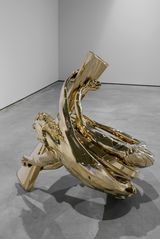 Mobius Dual Corpus Direct Current by Wim Delvoye contemporary artwork sculpture