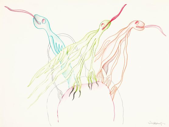 Untitled by Oswald Oberhuber contemporary artwork Works on Paper