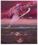 Being with Flowers by Huang Bingjie contemporary artwork painting