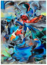 Blue Fog by Wu Shuang contemporary artwork painting works on paper