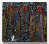 Floracao da samauma by Jaider Esbell contemporary artwork painting