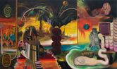eternal slowdown by Gene Paul Martin contemporary artwork Painting