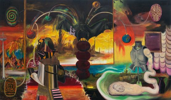 eternal slowdown by Gene Paul Martin contemporary artwork Painting