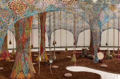 Ernesto Neto Nosso Barco Tambor Terra our boat drum earth