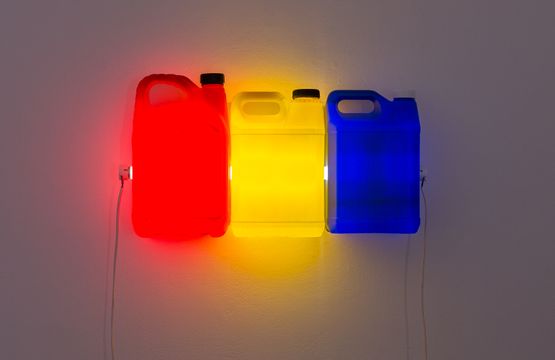 Red Yellow Blue by Bill Culbert contemporary artwork Installation