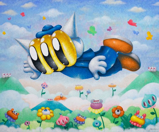 I Can Fly by Parinya Sirisinsuk Benzilla contemporary artwork Painting