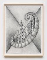 The Leaf Ark by Faith Wilding contemporary artwork drawing works on paper