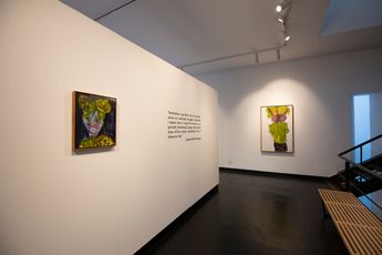 Contemporary art exhibition Nyasha Marovatsanga Johno Mellish Different Angles at THK Gallery Cape Town South Africa