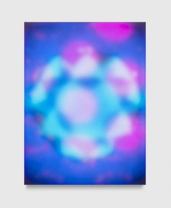 Azure Nebula by Leo Villareal contemporary artwork Painting