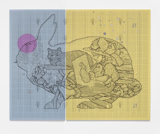 Ovid Diptych by Richard Gasper contemporary artwork Works on Paper