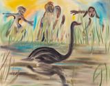 Never Does Run Smooth by Sophie Von Hellermann contemporary artwork painting