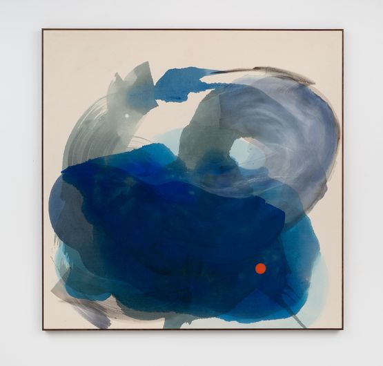 Plunge Blood Moon by Sigrid Sandstrom contemporary artwork Painting