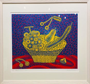 No. 273 Fruit Basket by Yayoi Kusama contemporary artwork print