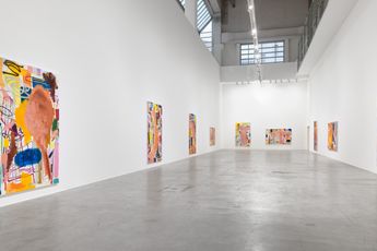 Contemporary art exhibition Andre Butzer Rohe Milch at Galerie Max Hetzler Potsdamer Strae Berlin Germany