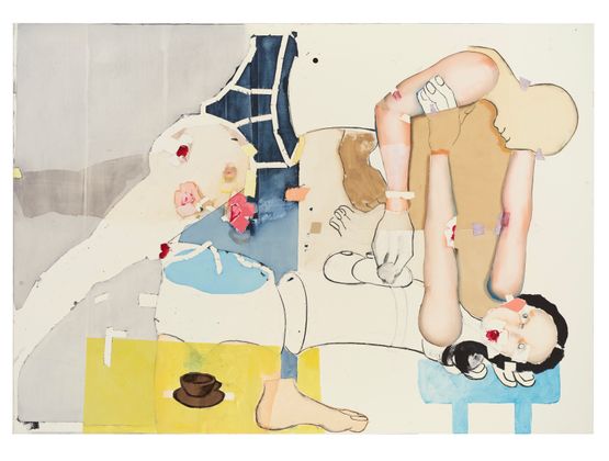 Untitled 42 by Magnus Plessen contemporary artwork Painting