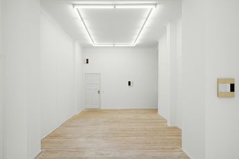 Contemporary art exhibition Alan Johnston Invisible Lines at Bartha_contemporary Margaret St United Kingdom