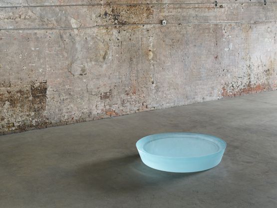 Untitled ... she waits for nothing at allfor enough nothing to lose herself in. by Roni Horn contemporary artwork Sculpture
