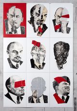 Portraits for Shostakovich No.10 I by William Kentridge contemporary artwork print