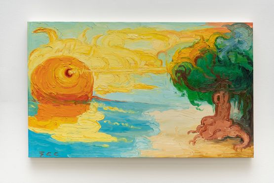 Arbusto Ardente  Burning Bush by Tiago Carneiro Da Cunha contemporary artwork Painting